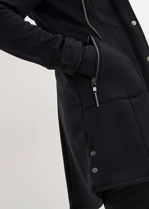 Super stretch softshell parka, waterafstotend, bonprix