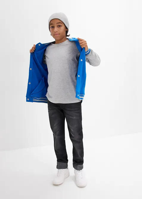 Longsleeve van biologisch katoen (set van 3), bonprix