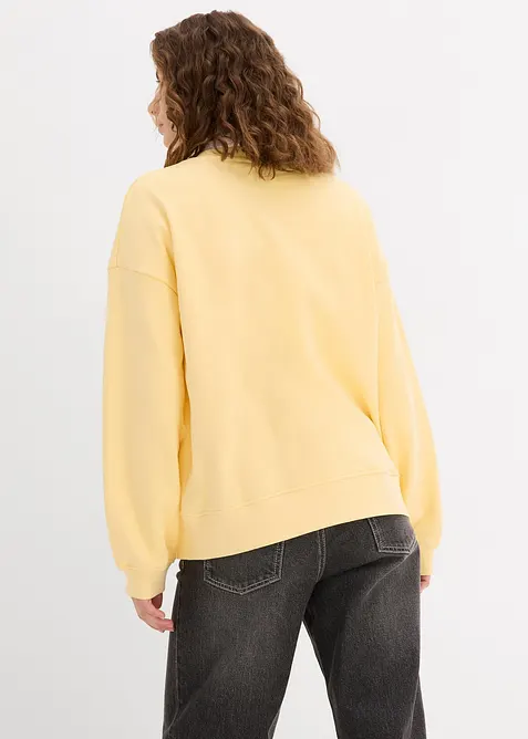 Oversized sweater van katoen, bonprix
