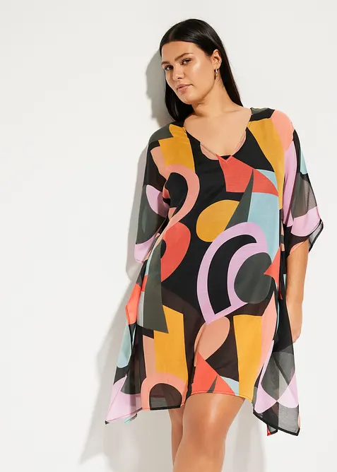 Transparante strandtuniek, bonprix