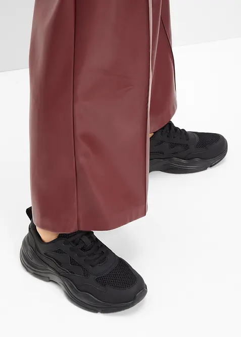 Chunky sneakers met mesh inzet, bonprix