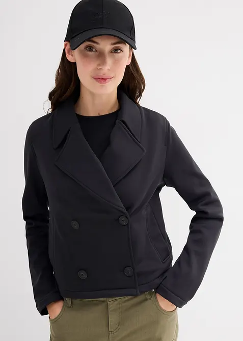 Jas met contrasterende capuchon, bonprix