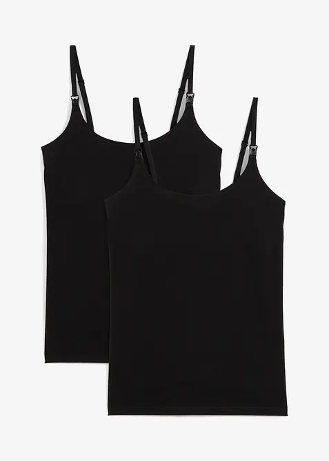 Voedingstop van biologisch katoen (set van 2), bonprix