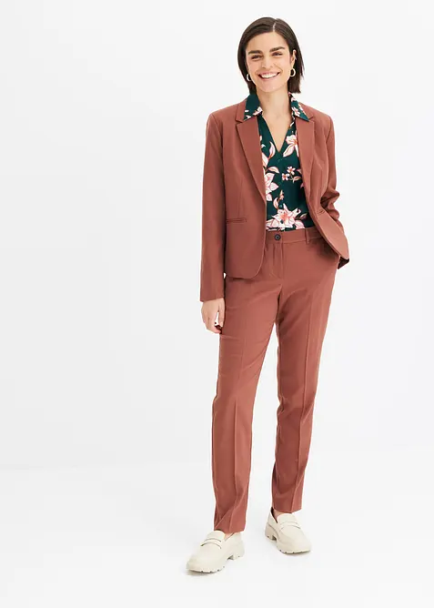 Soepelvallende, gedessineerde blouse, bonprix