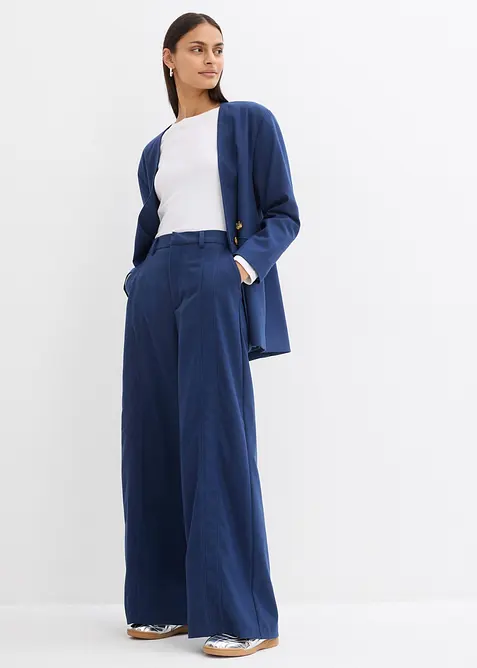 Marlene Dietrich broek met een hoge tailleband van viscosemix, bonprix