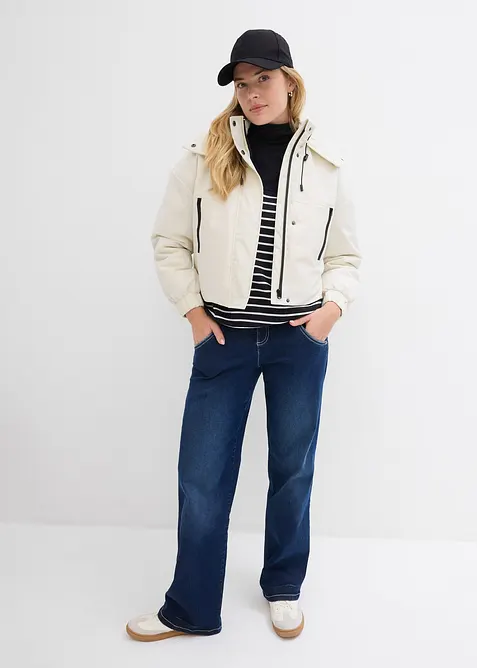 Longsleeve met col, bonprix