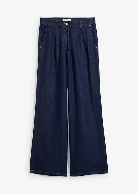 Wide leg jeans, mid waist, bonprix