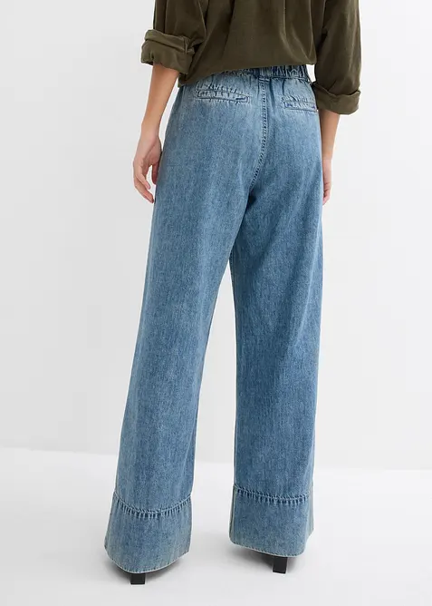 Wide leg jeans high waist, bonprix