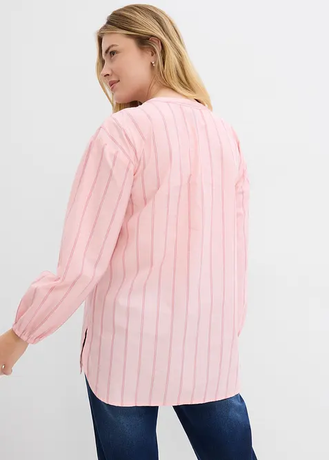 Lange blouse van katoen-popeline, bonprix