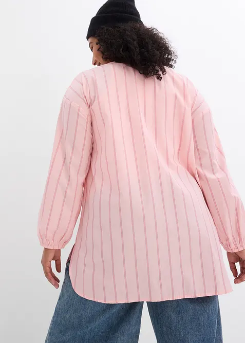 Lange blouse van katoen-popeline, bonprix