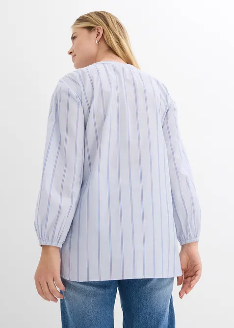 Lange blouse van katoen-popeline, bonprix