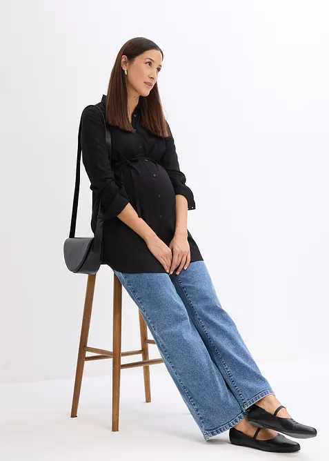 Lange zwangerschapsblouse/voedingsblouse, bonprix