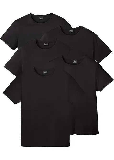 T-shirt (set van 5), bonprix