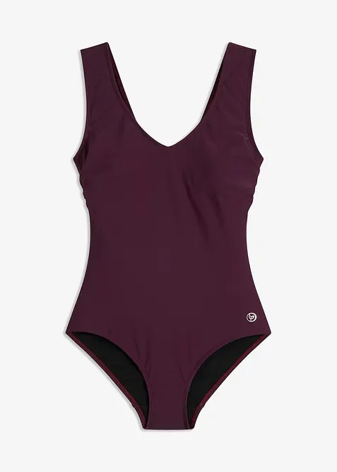 Corrigerend badpak met V-hals, medium corrigerend, bonprix