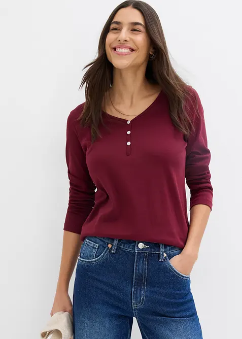 Longsleeve van biologisch katoen, bonprix