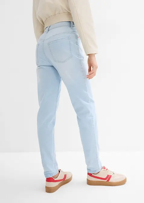 Mom jeans high rise, cropped, bonprix