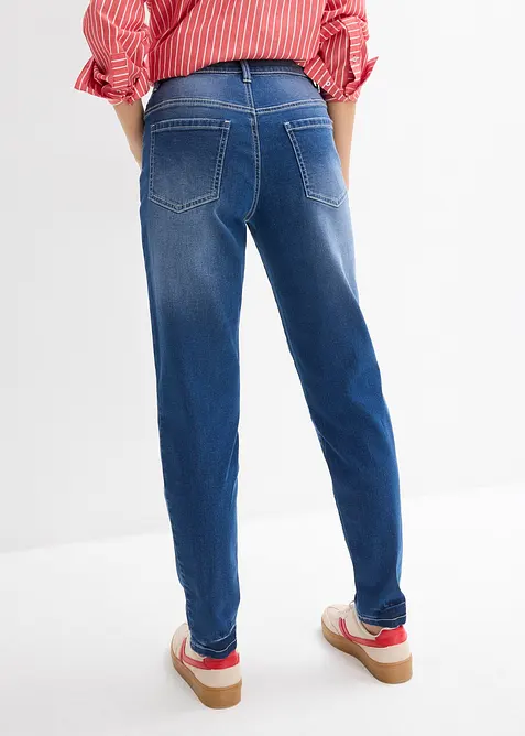 Mom jeans high rise, cropped, bonprix