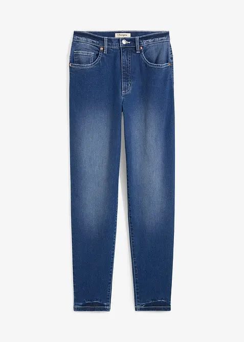Mom jeans high rise, cropped, bonprix