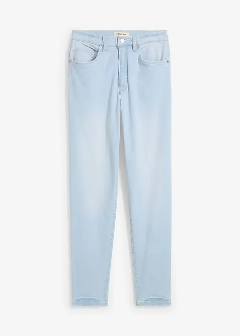 Mom jeans high rise, cropped, bonprix