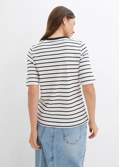 T-shirt van zwaar biologisch katoen, bonprix