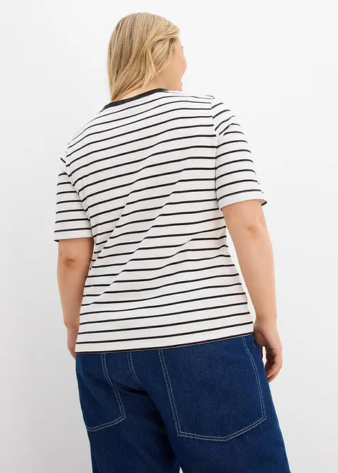 T-shirt van zwaar biologisch katoen, bonprix