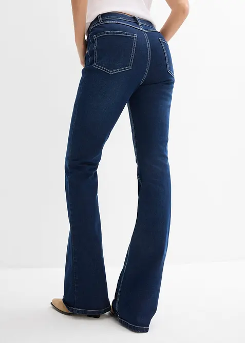 Bootcut jeans high waist, stretch, bonprix