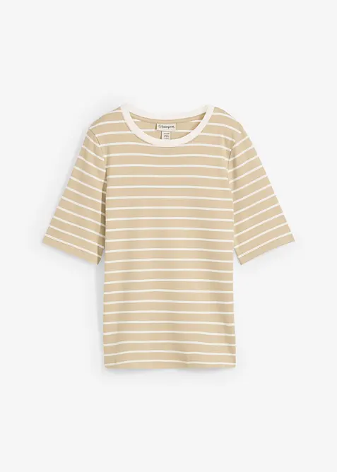 T-shirt van zwaar biologisch katoen, bonprix