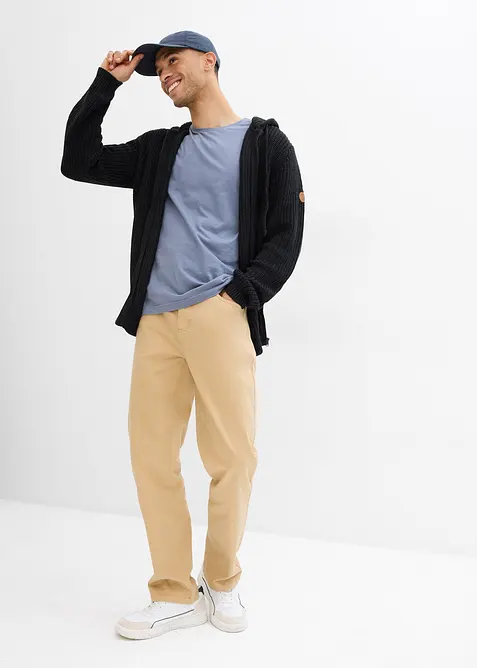 T-shirt (set van 2) van puur katoen, bonprix