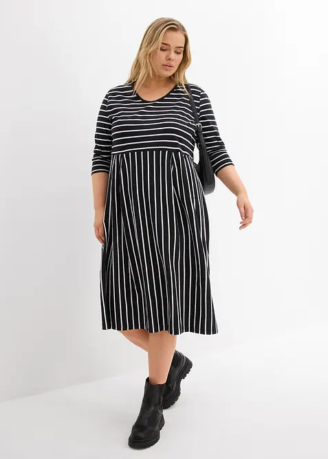 Midi jurk van katoenen jersey, bonprix