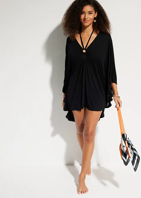 Transparante strandtuniek van viscose, bonprix