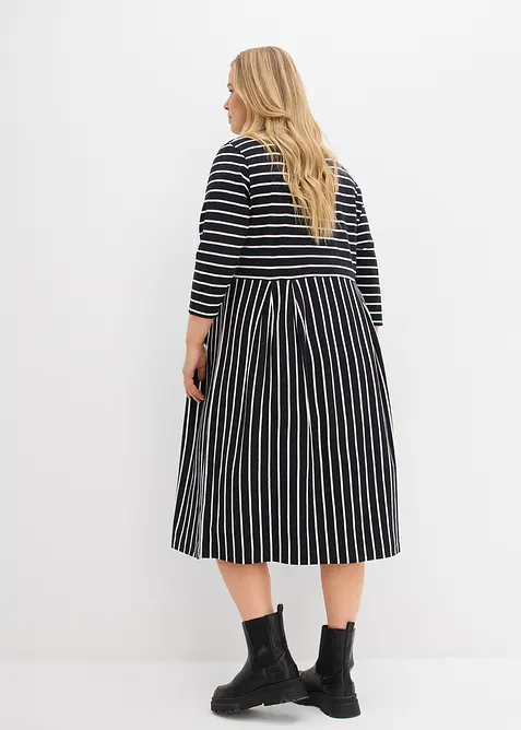 Midi jurk van katoenen jersey, bonprix