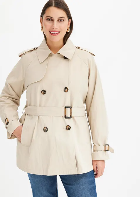 Korte trenchcoat, bonprix