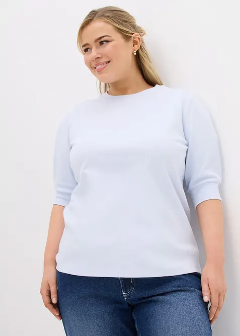 Shirt met pofmouwen, bonprix