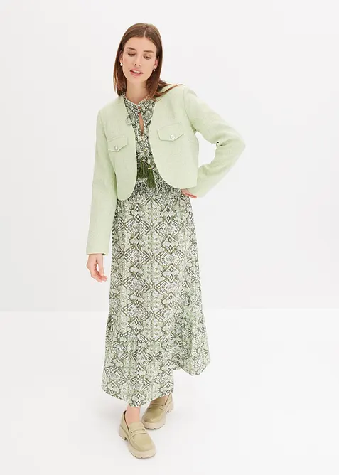 Korte blazer van boucl&eacute;, bonprix