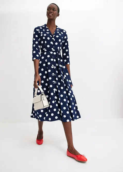 Overhemdjurk met ceintuur (2-dlg. set), bonprix