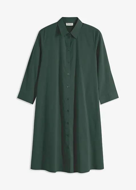 Overhemdjurk met katoen, bonprix