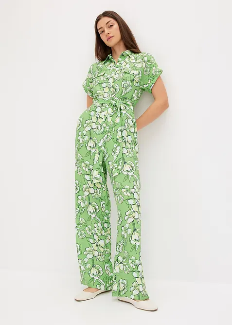 Jumpsuit van soepele viscosemix, bonprix