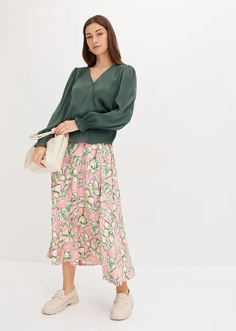 Tuniek van soepelvallend satijn, bonprix