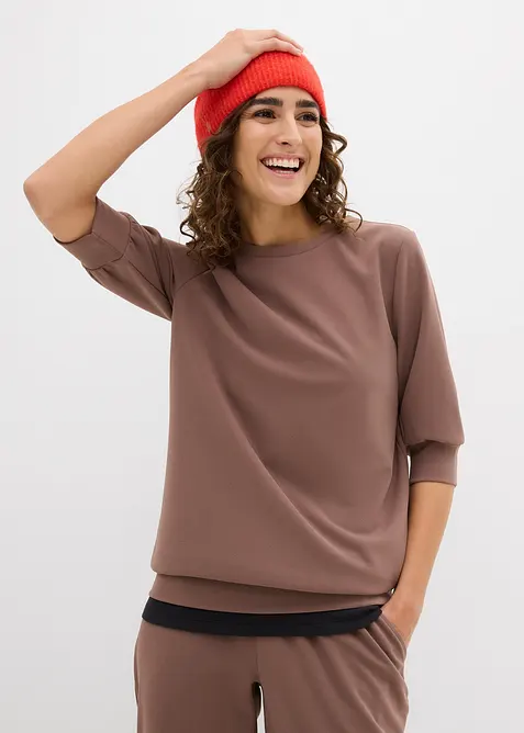 Wijde scuba sweater, bonprix