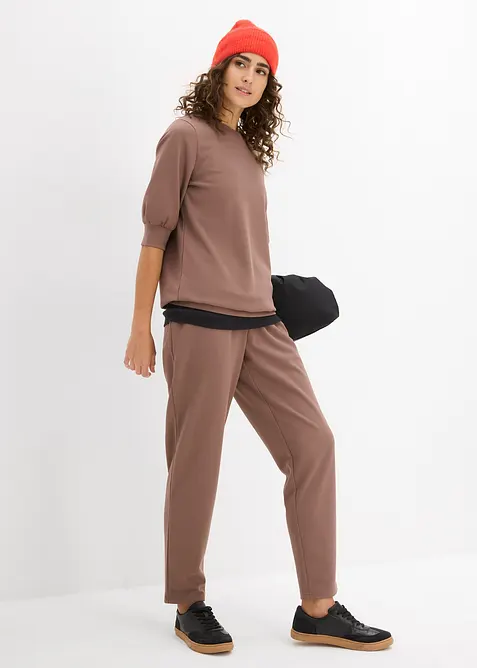 Wijde scuba sweater, bonprix