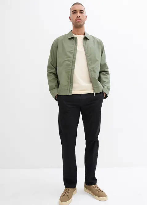 Henley shirt van biologisch katoen (set van 3), bonprix