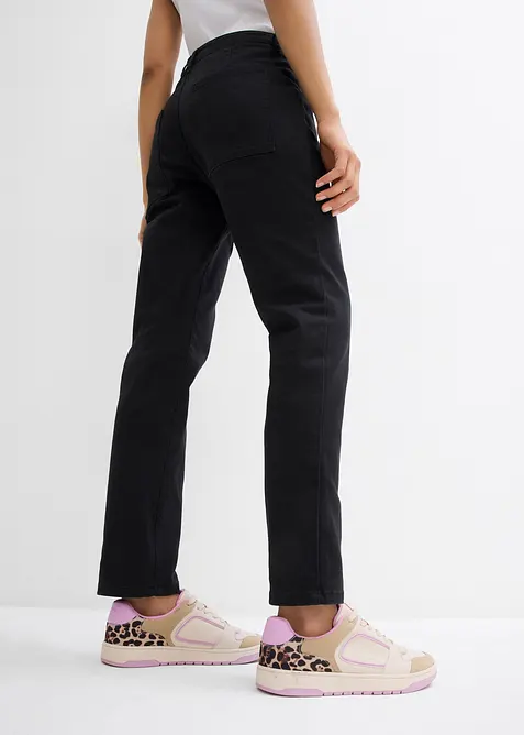 Twill broek in een elastische katoenmix, bonprix