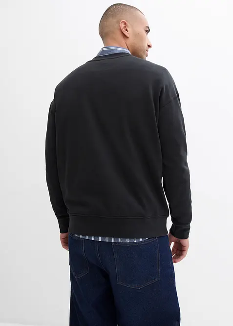 Sweater van puur katoen, loose fit, bonprix