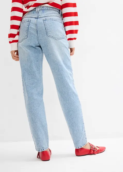 High waist mom jeans, cropped, bonprix