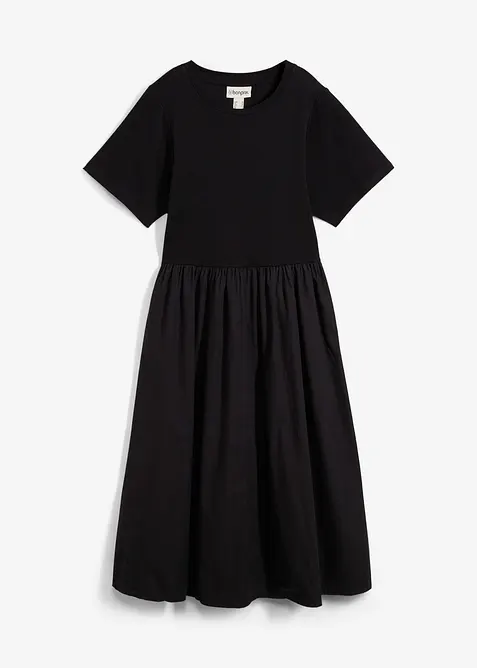Midi-jurk van puur katoen, bonprix