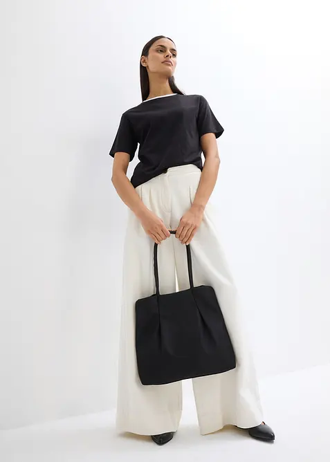 T-shirt met contrasterend detail, bonprix