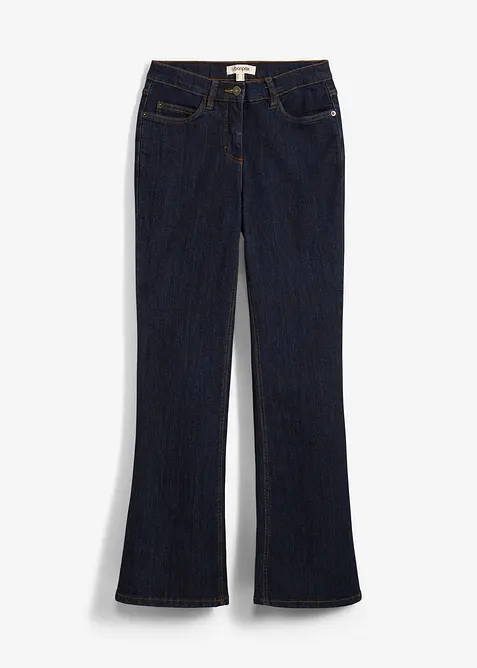 Bootcut stretch jeans, mid waist, bonprix