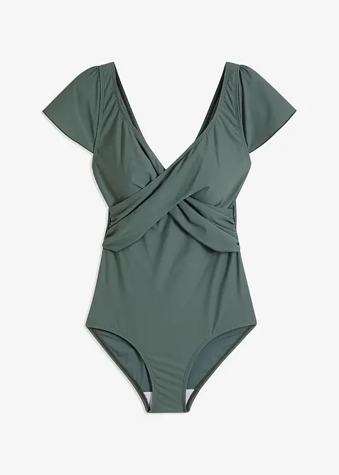 Licht corrigerend badpak in wikkellook, bonprix