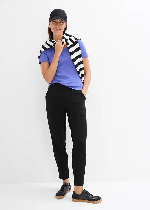 Geribd shirt met biologisch katoen (set van 2), bonprix