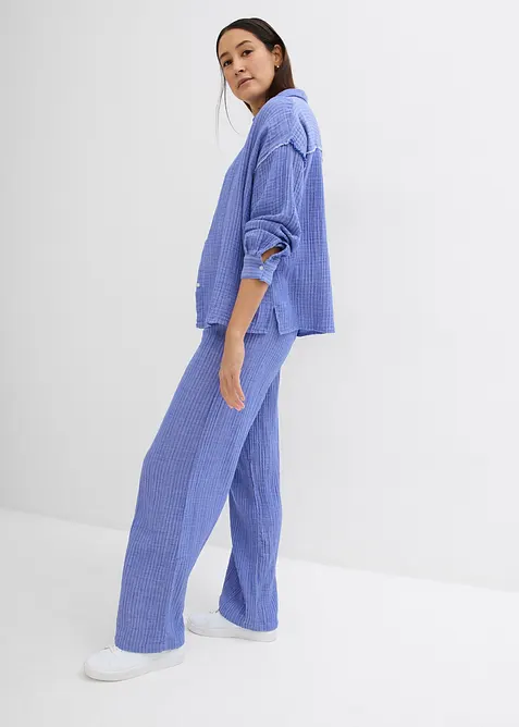 Getreepte Palazzo broek, bonprix